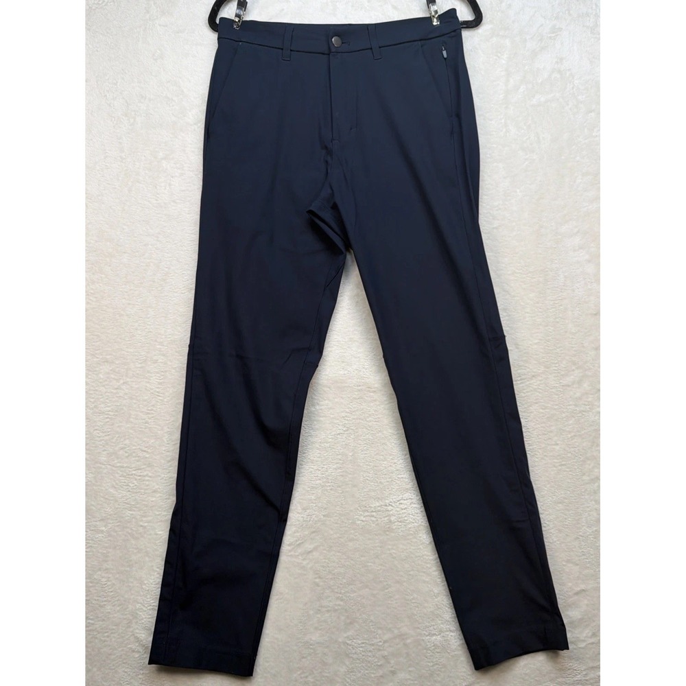 Lululemon Pants Mens 28 Navy Blue Tapered Stretch Tech Casual Golf Commuter